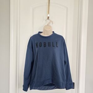 NWOT NOBULL Blue Crewneck Sweatshirt Sz Medium